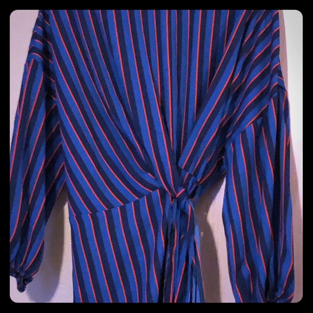 Unique striped blouse